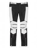 HERO CONSUME SAINT LAURENT SIGNATURE BLACK & WHITE MOTOCROSS TROUSERS