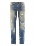DOLCE AND GABBANA DISTRESSED JEANS