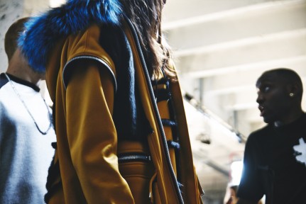 ASTRID ANDERSEN AW14 HERO MAGAZINE HARRY CARR BACKSTAGE
