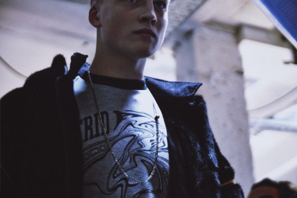 ASTRID ANDERSEN AW14 HERO MAGAZINE HARRY CARR BACKSTAGE