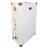 HERO CONSUME GIANNI VERSACE EMBOSSED WHITE LEATHER TRUNK