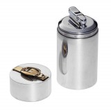 HERO CONSUME HERMES SOLID SILVER TABLE LIGHTER
