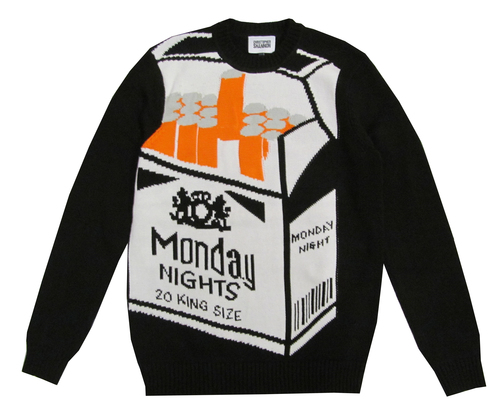 CHRISTOPHER-SHANNON-CIG KNIT MONDAY NIGHTS-CONSUME-HERO