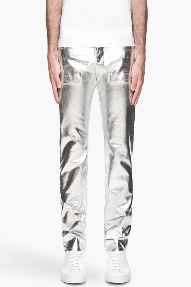maison margiela painted jeans
