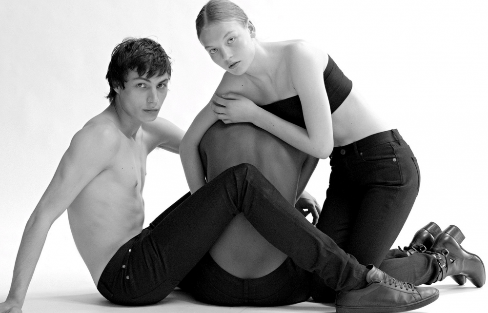 saint laurent denim campaign