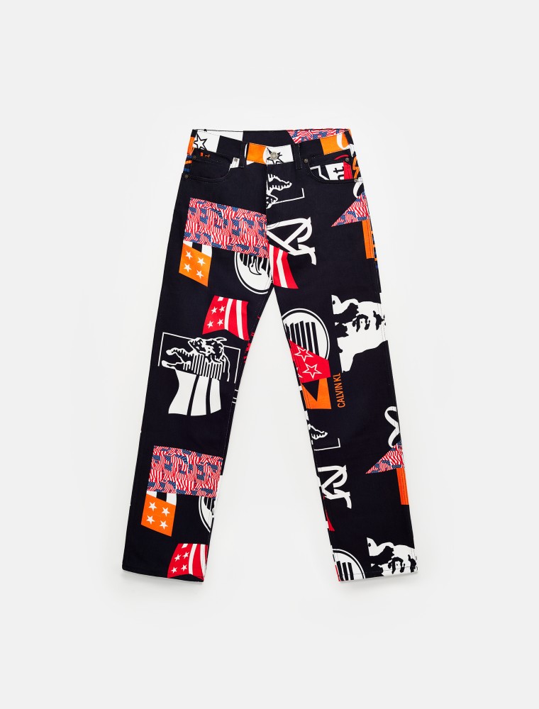 calvin klein raf simons pants